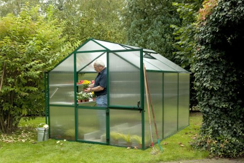 KGT Gewächshaus Rose IV (10 m², Polycarbonat (PC), moosgrün)