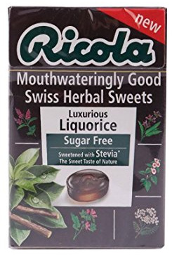 Ricola Box - Liquorice With Stevia 45g (PACK OF 19)