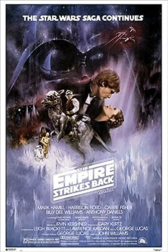 1art1 Star Wars Poster Episode V, Das Imperium Schlägt Zurück, Filmplakat Plakat | Bild 91x61 cm