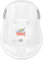 dBb Remond Baignoire Bébé avec bouchon de vidange - Fond & poignées antidérapants - Utilisation de 4 mois à 2-3 ans de bébé - Contenance 20 litres - L79.5 x l49.5 x P30 cm - Décor éléphant - Blanche