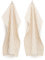 FILU Geschirrhandtücher 4er Pack Beige/Weiß gestreift (Farbe und Design wählbar) 45 x 70 cm - hochwertige Küchenhandtücher/Geschirrtücher aus 100% Baumwolle