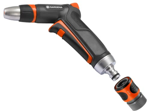 Gardena Boquilla metálica ajustable a prueba de heladas 3815M-FP, parada de agua