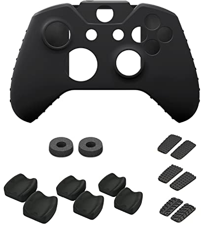 NiTHO FPS Precision Kit per Controller Xbox One, Include Silicone Cover, Anelli di Precisione, 3 Misure di Copri Levette Analogiche, Puntali in Gomma, Migliora il Controllo del Gioco Per Xbox One