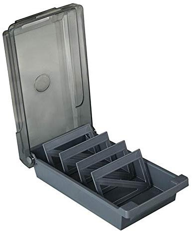 1 porte-cartes de visite d'une capacité de 500 cartes avec onglets et intercalaires.