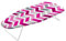 Metaltex ALCOR-Tabla Planchar Sobremesa,Estampado ZIG-ZAG, 75x34cms