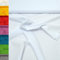 MAGAM-Stoffe 1m Mara Universal-Stoff uni Blickdicht Knitterarm Kostüm Tischdecken Dekostoff (01. Weiß)