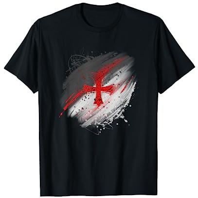 Ritter Templer Kreuz Geschenk Ritter Templer T-Shirt