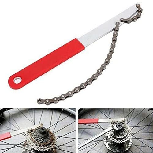 Laxzo ® Chain Whip Tool, Bike Cycle Maintenance Repair Tool Chain Whip Tool Cycle Bicycle Repair Equipment Chain Whip for 7, 8, 9 and 10 Speed Bicycle Cassette