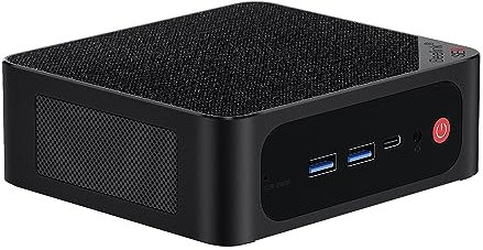 Beelink Mini PC AMD Ryzen 7 5825U(8C/16T,up to 4.5GHz), SER5 Pro Mini Computer 32GB DDR4 500GB M.2 2280 PCIe3.0 SSD, 4K@60Hz Triple Output/WiFi 6/BT5.2/HDMI/DP/Type-C