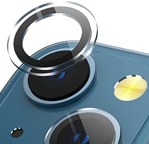 CloudValley Caméra Arrière Protecteur Compatible avec iPhone 13 / iPhone 13 mini, [Anti-Rayures] 9H Dureté Trempé Haute Définition, Ultra HD Film de Protection Caméra Lentille,