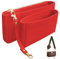 Soyizom Handtaschen-Organizer-Einsatz passt für mehrere Pochette-Zubehör-Taschen und Taschen, 2 Packungen in einem Set, Einsätze, Tragetasche, Organizer, Tasche innen, rot