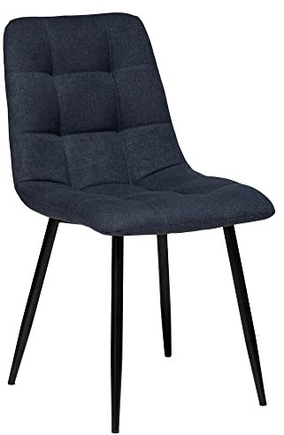 Atmosphera - Chaise Sirac - Gris Anthracite - Pieds métal Noir