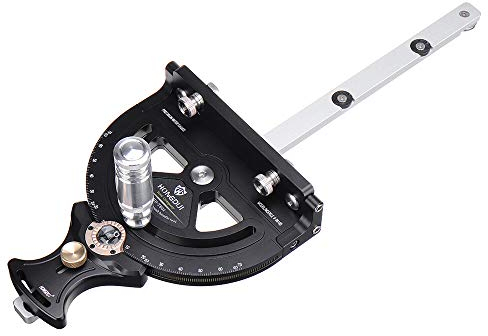 HD-TB01 Precision Miter Gauge 0-70 Degree Woodworking Table Saw Push Handle 70 Angles Assembly Angle Ruler with 0° 22.5° 45° 67.5° Setting