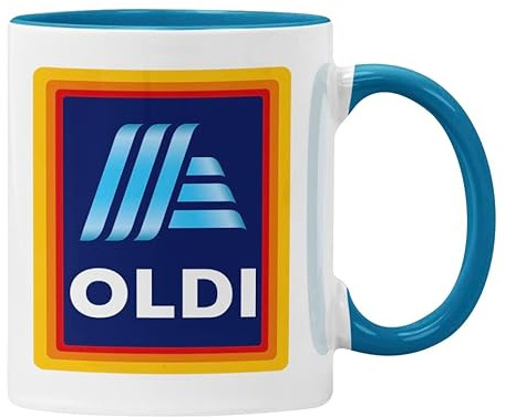 Plumfoolery OLDI Mug Funny Gift Oldie Novelty Cup Present (Blue)