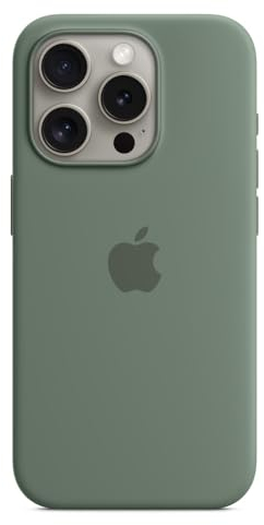 Apple iPhone 15 Pro Silicone Case with MagSafe - Cypress 