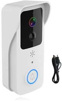 Tuya – Sonnette vidéo sans Fil, interphone visuel numérique, WiFi 2.4G 5GHZ, étanche, Garde électronique, caméra de sécurité Domestique 1080P(T32-W1,E/U)
