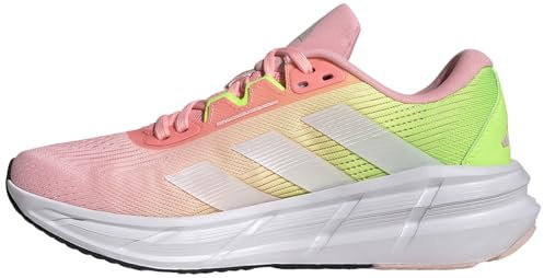 adidas Femme Questar 3 Running Shoes Chaussures de Course, Pink Spark/Halo Silver/Lucid Lemon, 40 EU