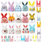 Daover 60 Stück Geschenktüten Ostern, 15 Stile Hasen Tüten, Tier Geschenktüten, Candy Geschenk Taschen, Partytüte, Tüten Kindergeburtstag Mitgebsel, Ostertüten ​für Hochzeit Geburtstag Dschungelparty