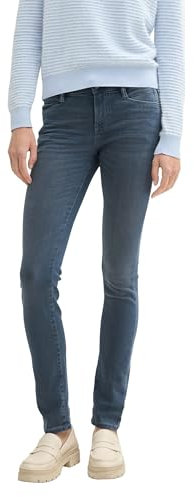 Tom Tailor Damen Alexa Slim Jeans, 10162 - Mid Stone Blue Grey Denim, 28/30