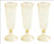 YZDZSW Plastic Toasting Glasses, 25 PCS Disposable Clear Plastic Champagne Flutes for Wedding Party Cocktail Mimosa Cups (Sequin Color)