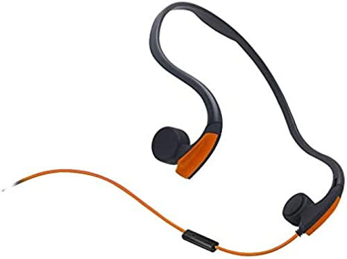 Wired Bone Conduction Headphones,Orange