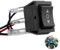 SYCSYH Interrupteur Inverseur de Polarité 12v ON-Off-ON 3 Positions Moteur à Courant Continu Interrupteur à Bascule noir Polarité Inverseur Avec Fil KCD2-223-M-JT pour L'inversion de Polarité
