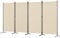 Angel Living Paravent Sichtschutz Balkonbespannung Balkonsichtschutz Paravent Raumteiler Trennwand (Beige, 324x180cm)