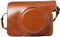 VBPCEFZTLK PU Leather Bag Protective Cover Protective Cover/shoulder Strap Black Or Brown, Instant Print Camera Fit For Fujifilm Instax Wide 300 camera bag(Bruin)