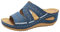 RLEHJN Mule Femme Confortable Orthopédiques Soldes Sandales Mode Bout Ouvert Compensées Chaussures De Plage Plateforme Nu-Pieds Été Chaussons Sandals Femmes Antidérapantes Respirantes