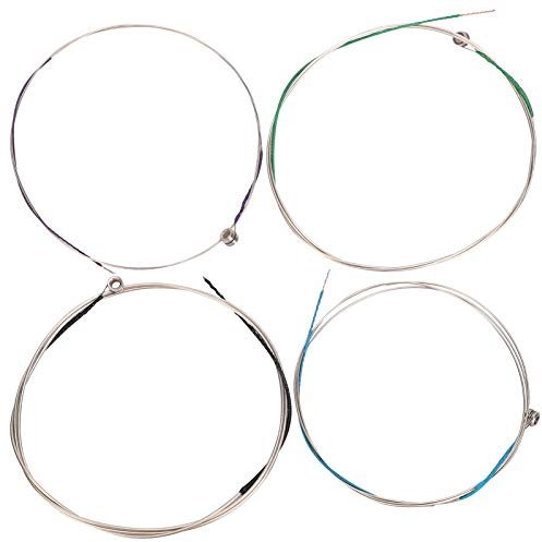 POENVFPO Viola Saiten, 4 PCs Universal Full Set Professional Grade Core Saiten E A D G mit Warmem Sound für 14 ‑ 16 Bratschen