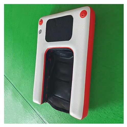 rampe gonflable pour piscine pour chien Rampe gonflable flottante for chiens, escalier gonflable portable for grands chiens, for rivières, lacs et animaux de compagnie qui sortent de l'eau(Red)