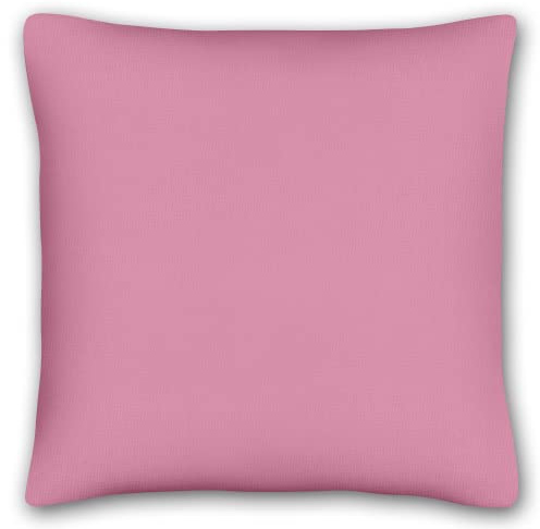 KiGATEX Kissenbezug für Dekokissen, Rosa, 40x40cm, 100% Baumwolle | Weiche Kissenhülle für Sofa, Bett und Wohnbereich, pflegeleicht waschbar, langlebig und vielseitig kombinierbar