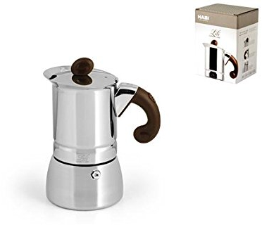 Habi 8859702 Moka, Acciaio Inossidabile, Oro, 2 Tazze