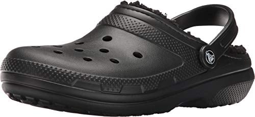 Crocs Unisex Erwachsene Classic Lined Clog Clog, Black/Black, 38/39 EU