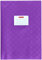 Herlitz 5204094 Hefthülle A4 Baststruktur, 25 Stück, violett
