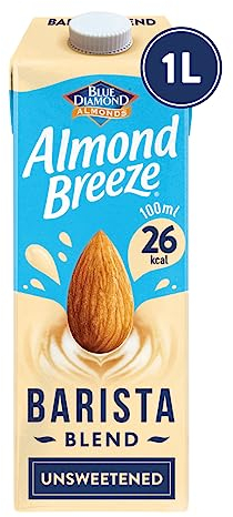 Blue Diamond Almonds Breeze Barista Blend, 1 Litre, Pack of 8