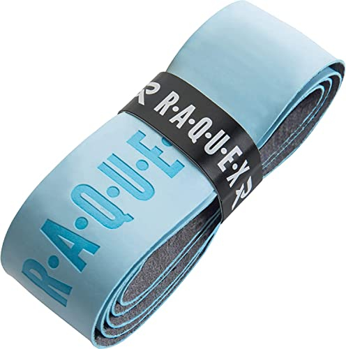 Raquex Enhance Ersatz-Griffband: Griffband geeignet für Tennis-, Padel, Badminton- und Squashschläger. 14 Farben. Hochwertiges, selbsthaftendes Griffband für Tennisschläger (Hellblau, 1 Griffband)