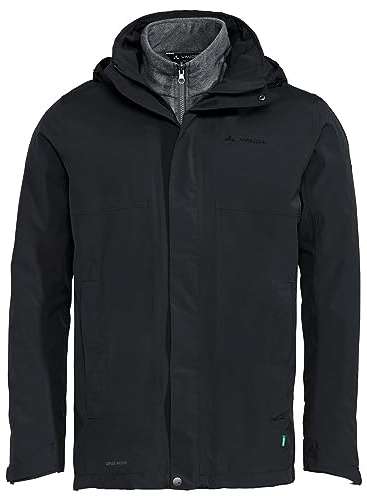 VAUDE Herren Mens Rosemoor 3in1 Jacket Doppeljacke, Schwarz, XXL EU