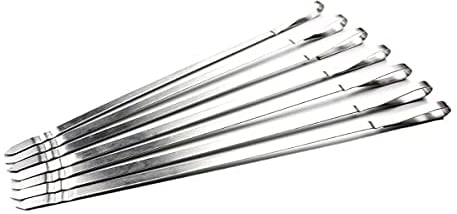 7 x XXL Schaschlik-Spieße aus Edelstahl ca. 40 cm optimal für den Grill und Küche