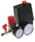 YINETTECH Air Compressor Pressure Valve Switch Control Relief Regulator Gauges 90-120 PSI