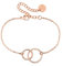 a little something® Armband Praga | Damen Armkette mit 18 Karat Vergoldung (Gold & Roségold) | Inklusive nachhaltiger Geschenkverpackung mit FSC®-Zertifikat