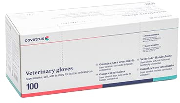 COVETRUS Guanti latex senza polvere aloe vera M 100U