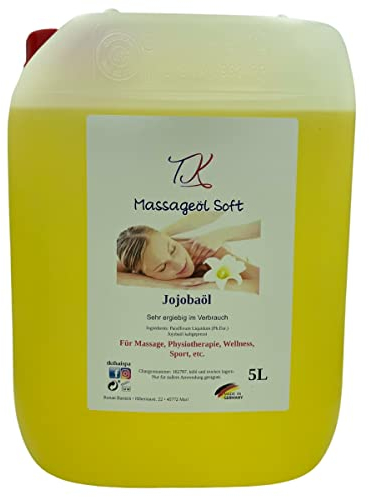 5L Aroma Massageöl - Soft für Massage, Physiotherapie, Wellness, Sport uvm., Artzneimittel Qualität