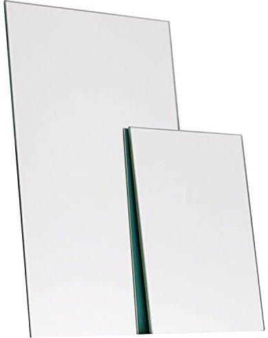 elisando Spiegel auf Maß 60x30 cm Stärke 3mm | Spiegelzuschnitt 600 x 300 x 3 mm | Viele Maße verfügbar! | Spiegelplatten Spiegelfliesen Wandspiegel