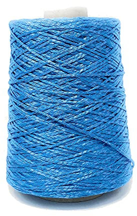 Rocca Filato di Fettuccia a Uncinetto per Borse Grandi e a Uncinenetto e Ferri per Abbigliamento 500g - 1.100m (Turchese)