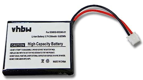 vhbw Akku kompatibel mit Maxwell 10 schnurlos Festnetz Telefon (250mAh, 3,7V, Li-Ion)