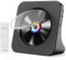 Gueray Lecteur CD Portable Mural Lecteurs CD Bluetooth de Bureau pour la Maison, Double Haut-parleurs HiFi Intégrés, Prise AUX et Casque, Radio FM Boombox avec Télécommande Port USB Écran LCD(Noir)