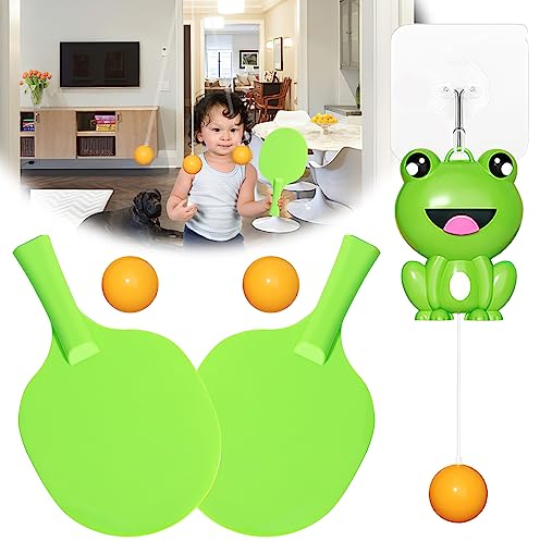 FainFun Tischtennis-Trainer Set - Kreative Wandmount Ping Pong Schule, Kindergerecht - Kein Tisch Erforderlich