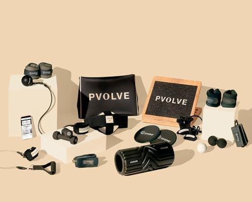 Pvolve Total Transformation Bundle-Home Gym Fitnessgerät für Ganzkörper-Krafttraining und Erholung