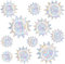 MOSITU Sun Window Clings Sun Window Decals Static Cling Anti-Collision Window Decals for Birds Strikes Sun Window Stickers Prismatic Vinyl Stickers Rainbow Stickers for Glass Windows